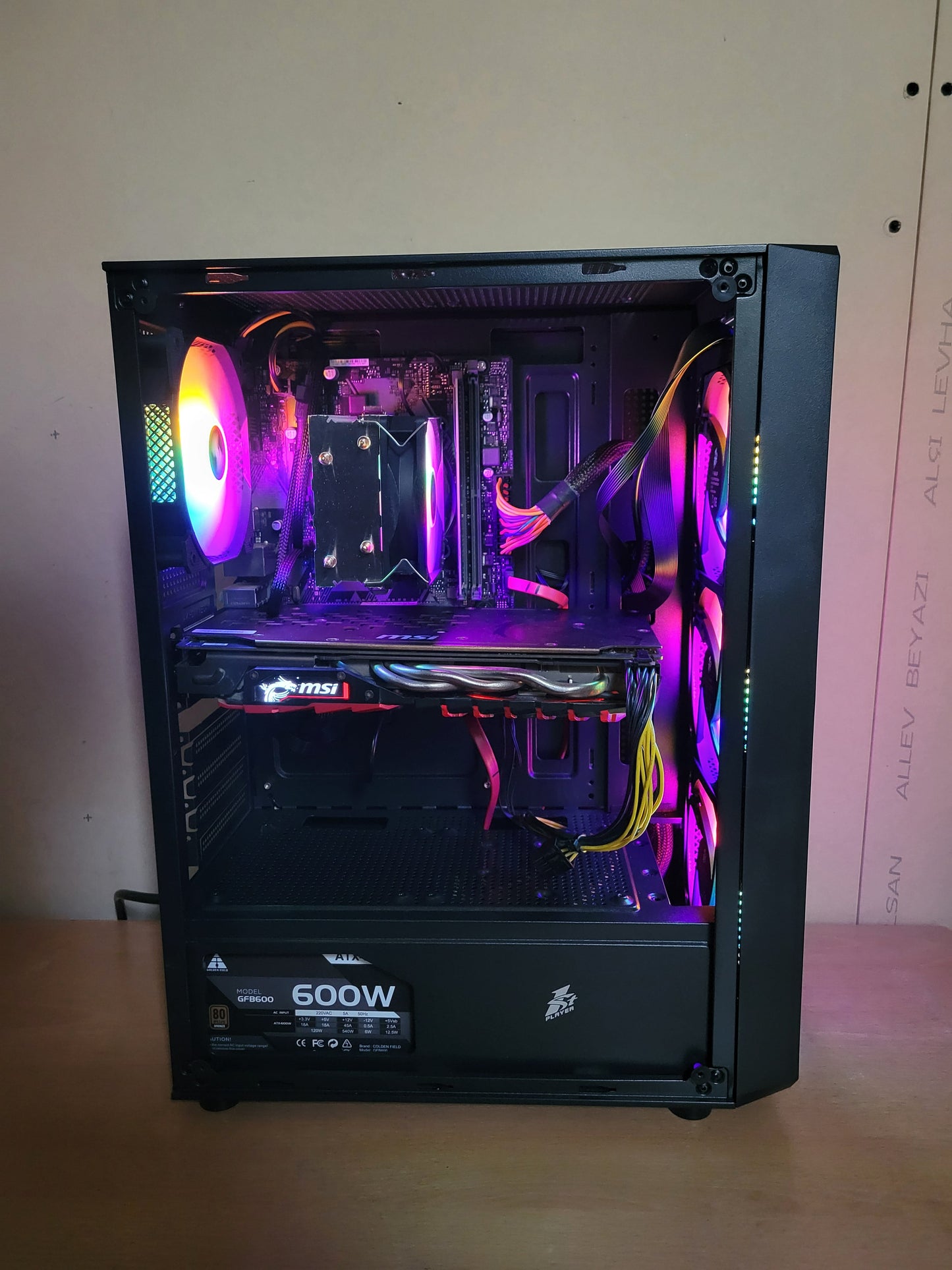 I5 8400 + RX 480 8GB - Gaming PC / კომპიუტერი